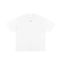 Plain white t-shirt on a white background