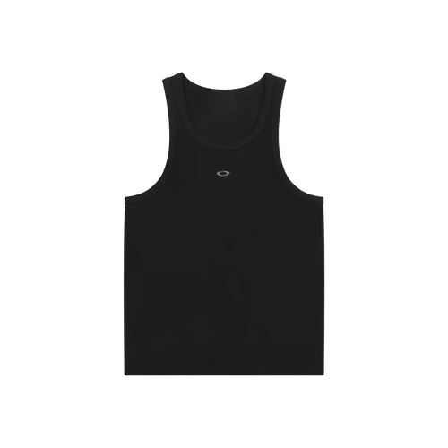 Black tank top on a white background